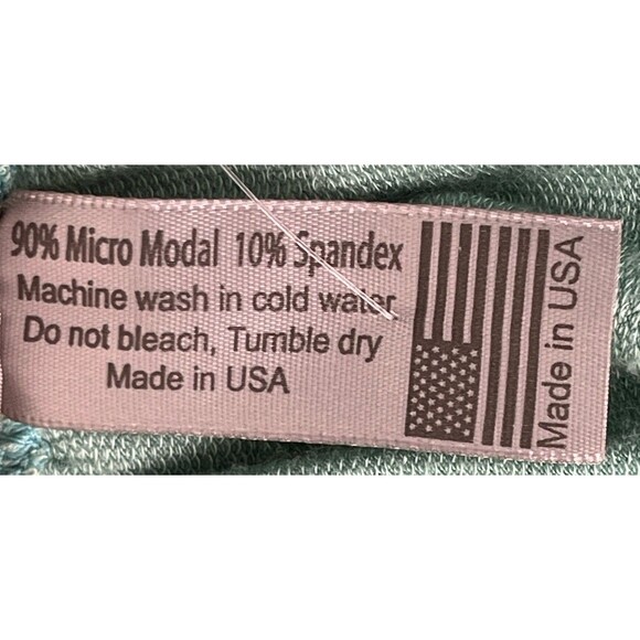 Go Couture Dress Long Sleeve Mini Off Shoulder Cinch Waist Green XL Made USA NWT - Picture 4 of 4